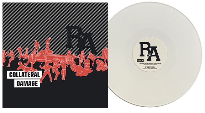 RUDE AWAKENING "Collateral Damage" LP (B9) White Vinyl